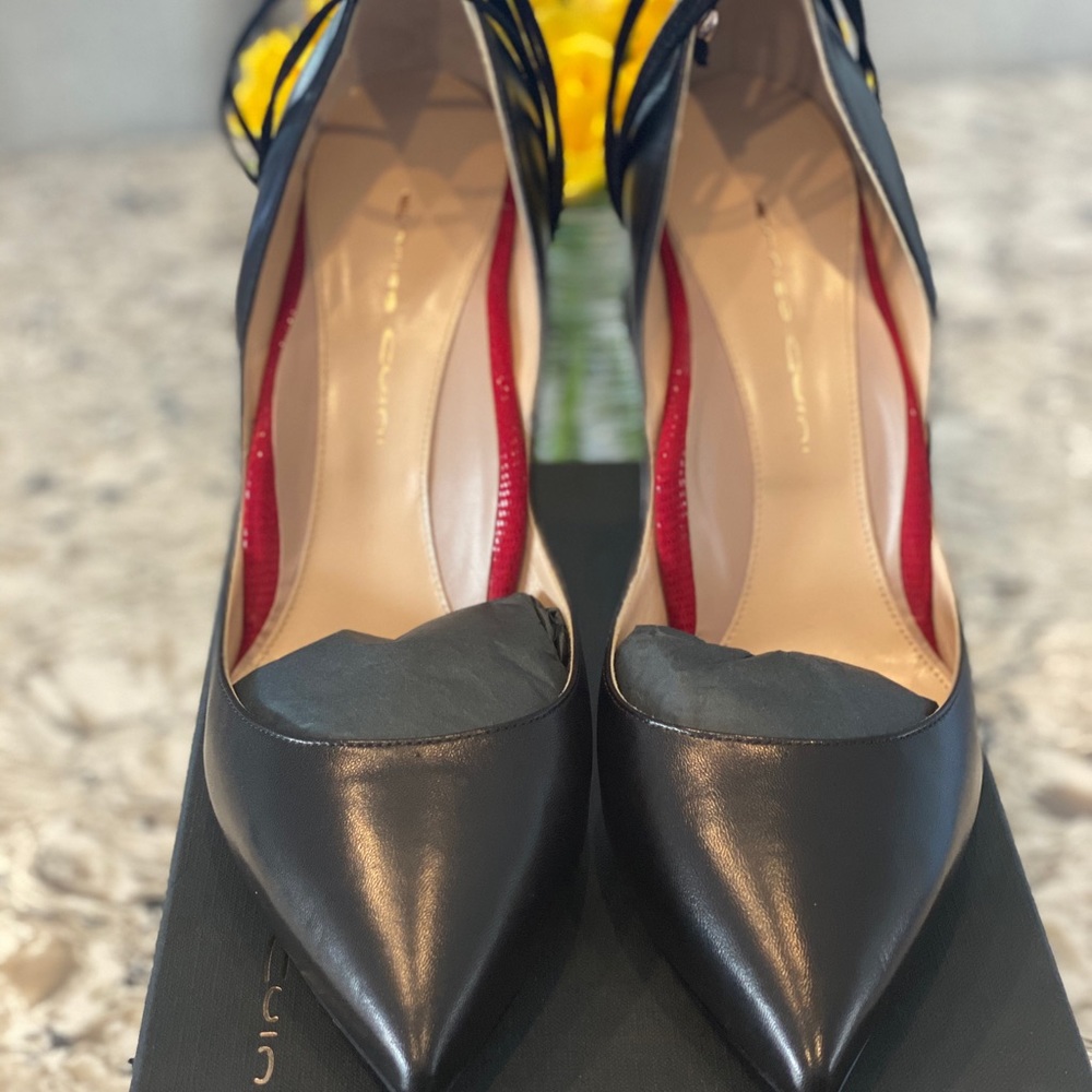 Enrico Cuini Black Women’s Heels with ankle tie